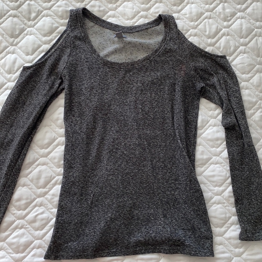 Aerie open-shoulder long sleeve tee